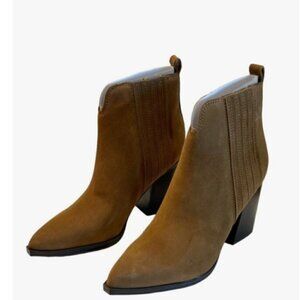 Marc Fisher Maree Brown Booties Size 8 and 8.5 NWT